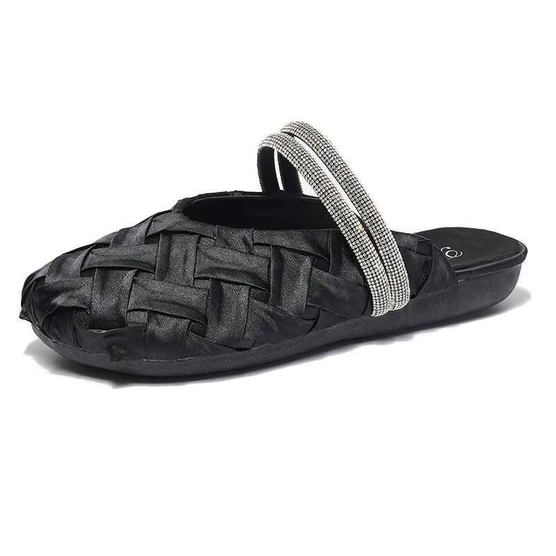 Fshion Luxury Slippers Women Flat Sandals 36-43 Summer Breathable Non-Slip Exposed Instep Sandals For Women Free Shipping