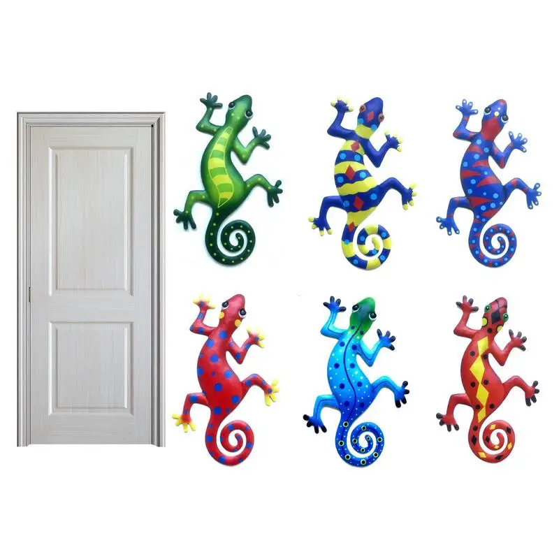 

Wall Art 6pcs Home Decor Wall Decorations Sculpture Hang Indoor Outdoor For Home Bedroom Living Room Office Garden