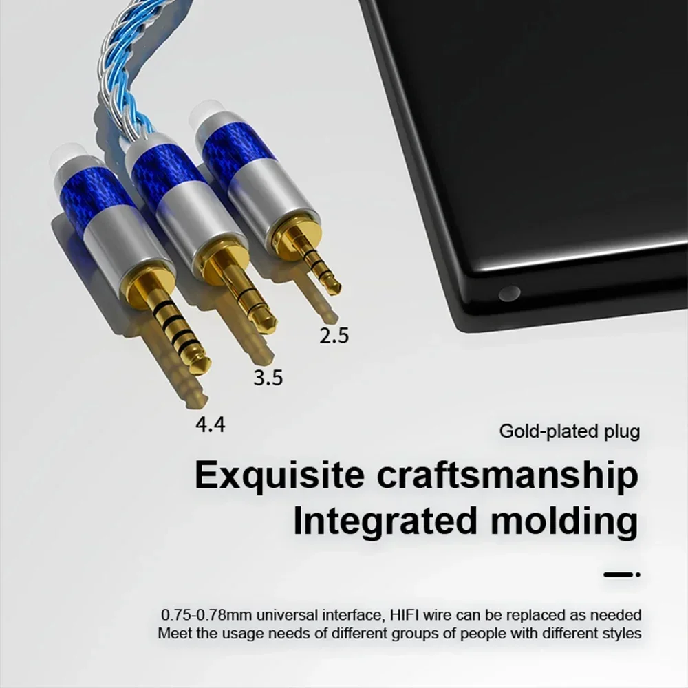 ND D2 шестнадцатижильные наушники посеребренные 3 5 лихорадка класса 2