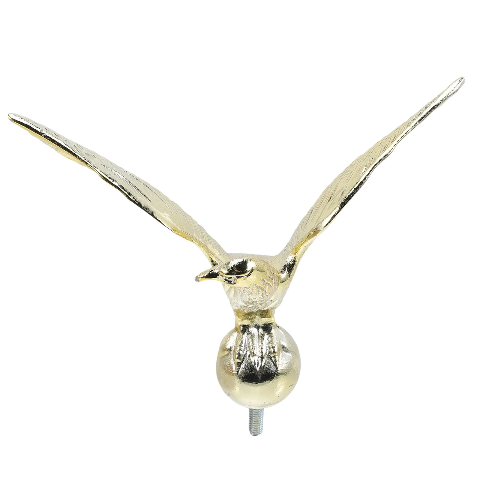 

Flagpole Head Decoration Meeting Room Tips Alloy Eagle Finial Decorative Topper