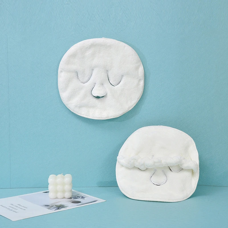 

Facial Towel White Moisturizing And Hydrating Beauty Salon And Cold Hot Compress Mask Thickened Coral Fleece Face Towel 24x24CM