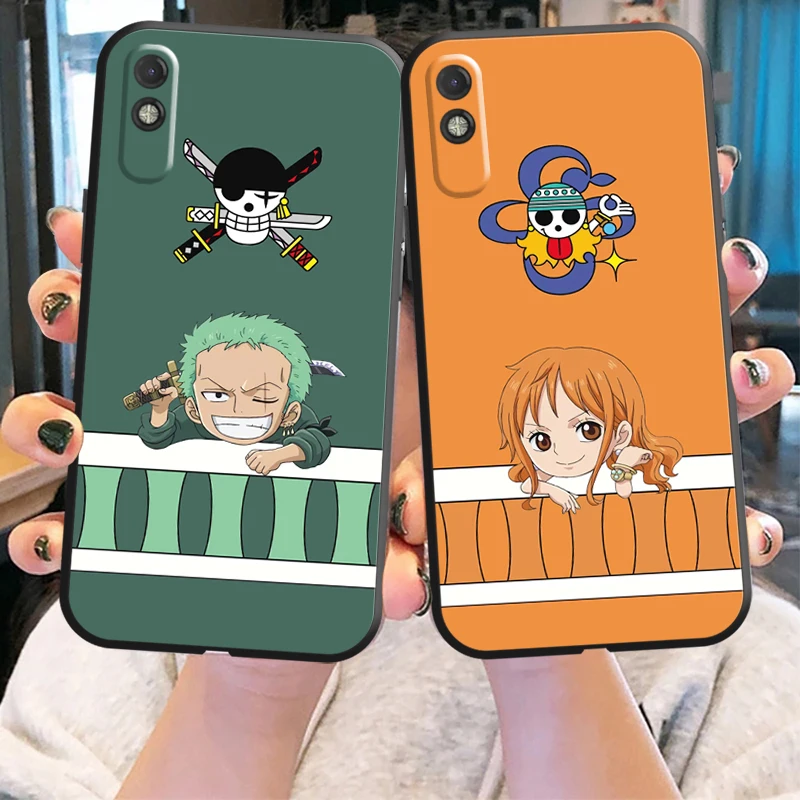 

One Piece Anime Phone Case For Xiaomi Redmi 9 9i 9AT 9T 9A 9C 10 Note 9 9T 9S 10 10 Pro 10S 10 5G Coque Soft Silicone Cover