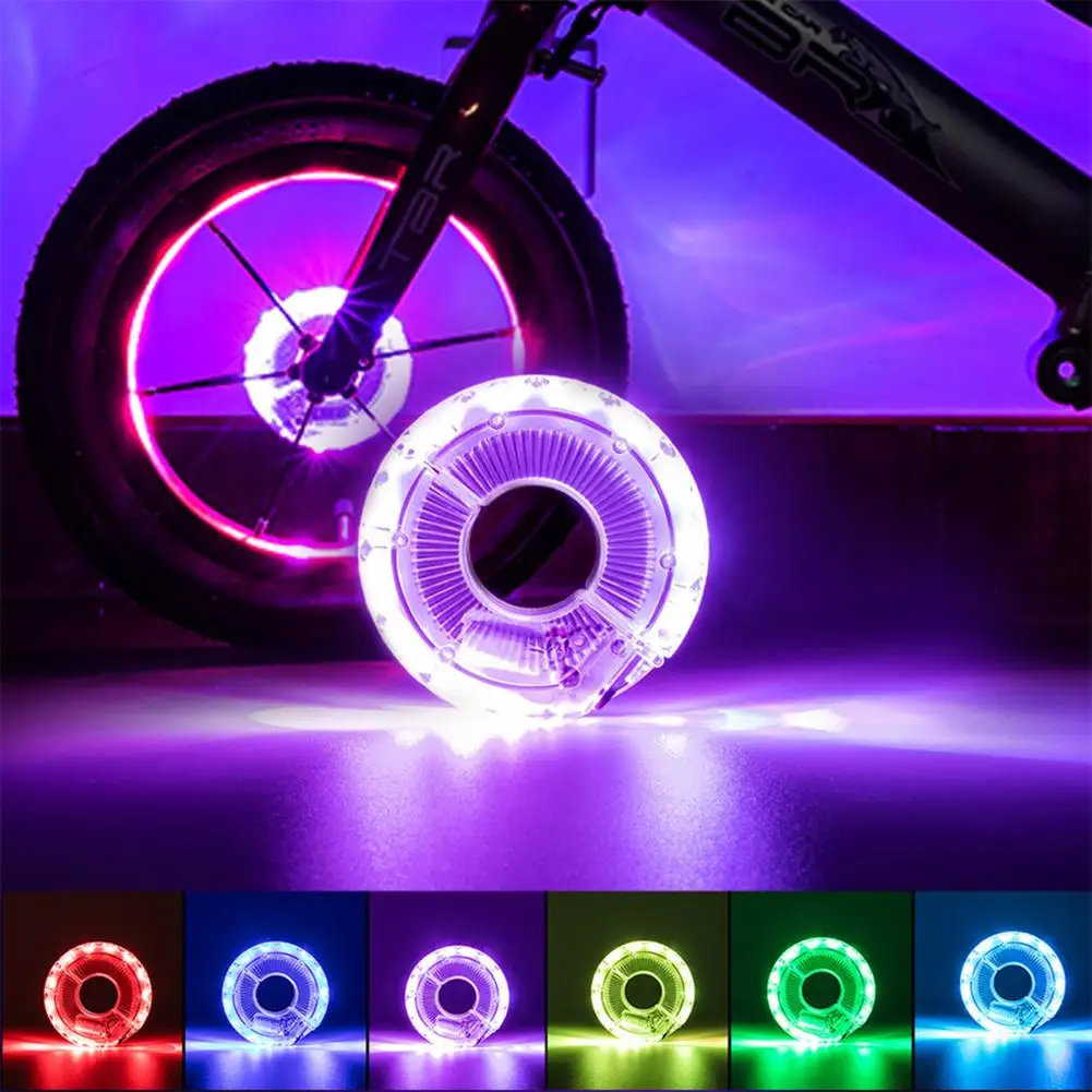 

A13 Led Bicycle Wheel Light Waterproof Balance Bike Smart Vibration Sensor Spoke Lights Riding Accessories