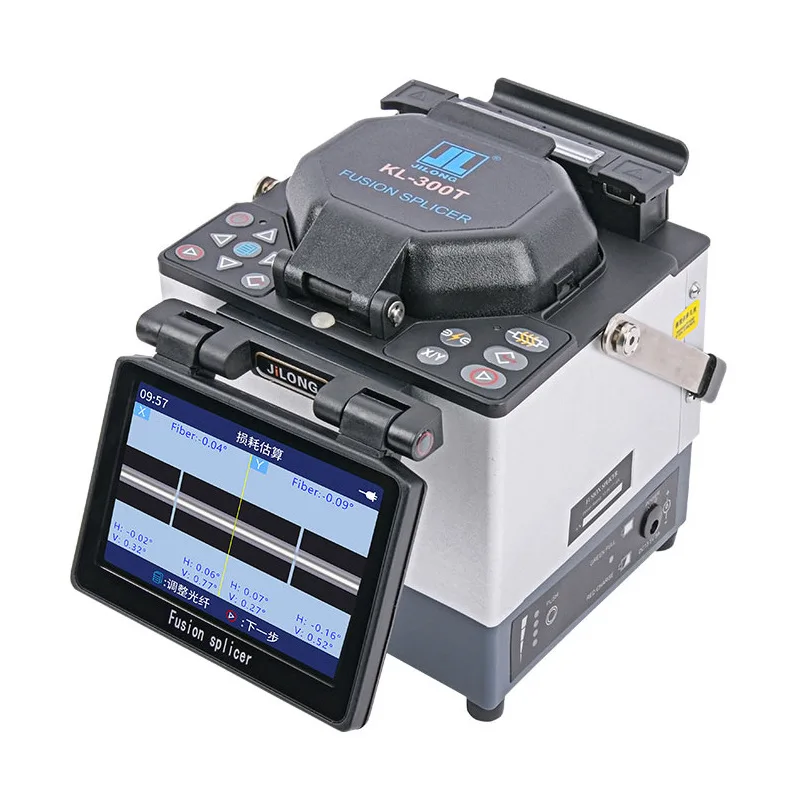 Jilong KL-300T Optical Fiber Fusion Splicer High Precision Multifunctional Optical Fiber Fusion Splicing Machine