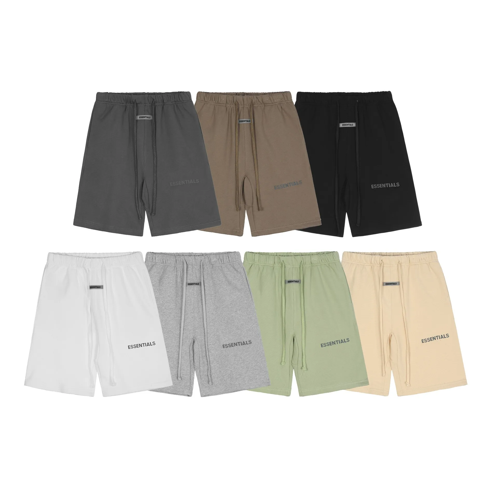 

ESSENTIALS American High Street Loose Reflective Shorts Men's Trendy Capris Men's Summer