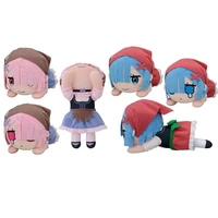genuine sleeping lying down ram plush anime re different world life from scratch doll cute appease birthday kids toy gifts