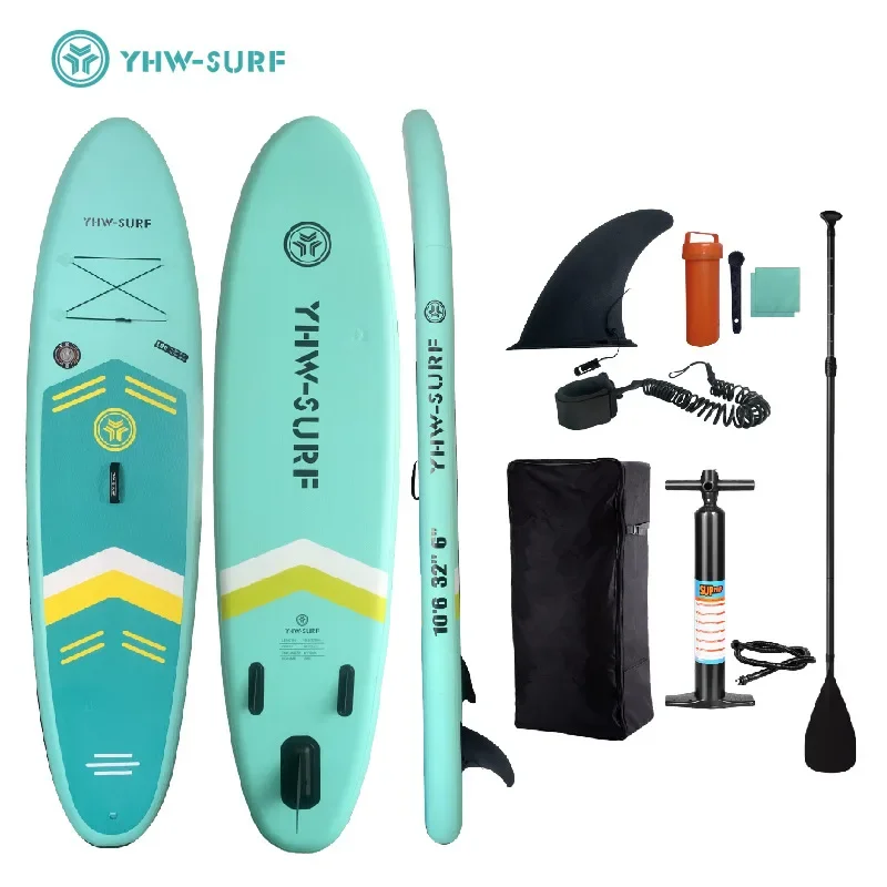 Унисекс ПВХ/ЭВА/дерево надувная доска для серфинга SUP с электрической пусковой