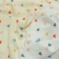 135x50cm double cotton crepe gauze sewing fabric making childrens pajamas anti mosquito pants small blanket cloth