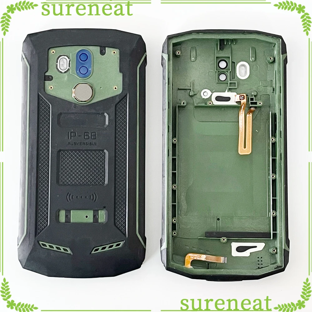 

For Blackview BV5800 Battery Cover+Fingerprint Sensor FPC For Blackview BV5800 Pro Phone Battery Bateria Cover