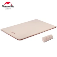 naturehike air mat ultralight elasticity sponge automatic inflatable mat portable folding outdoor picnic camping air mattress