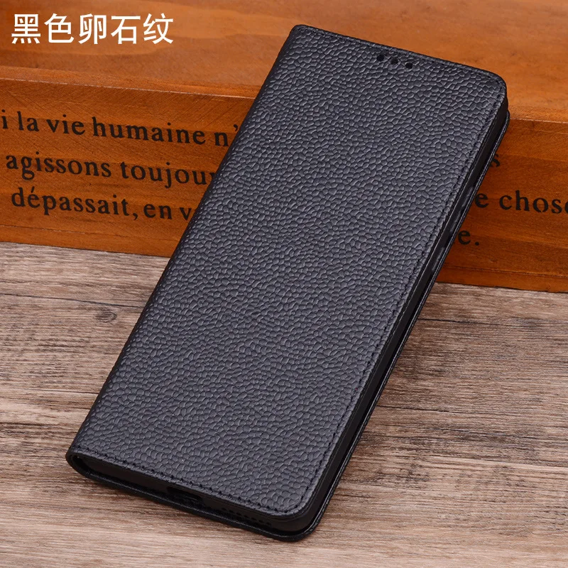 Hot Luxury Genuine Leather Flip Cases For Xiaomi Redmi Note 12 Note12 Pro + Plus Leather Half Pack Phone Case Shockproof Cover