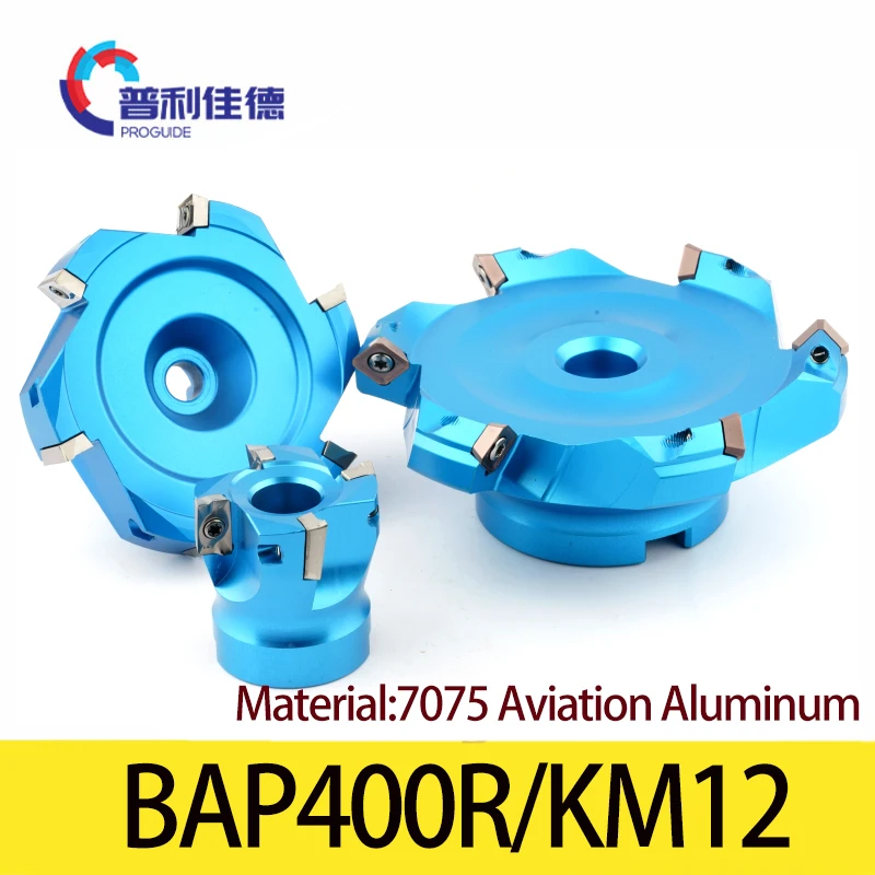 BAP400R KM12 50 63 80 100 Ultra Light 7075 Aviation Aluminum Alloy Milling Machine High Hardness Milling Machine