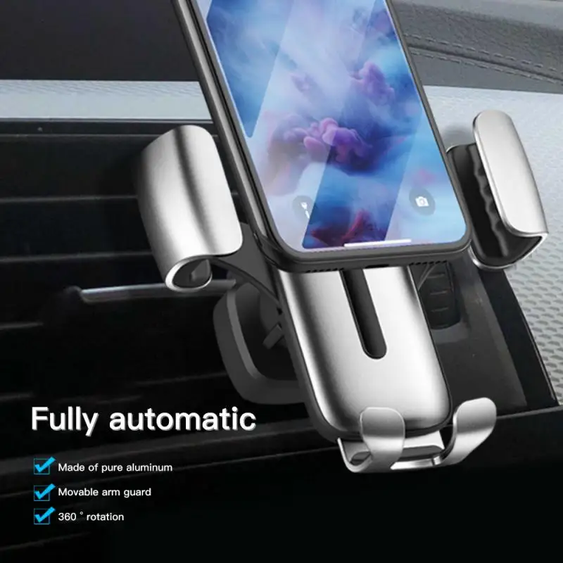 

Universal Car Phone Holder Metal Durable Car Bracket 360 Degree Rotating Car Holder Car Interior Accessories