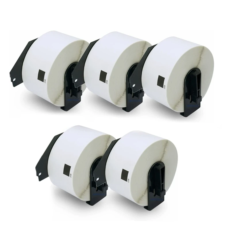 

5 Roll For Brother DK11208 Thermal Label 38Mmx90mm Die Cut Labels DK-11208 DK 11208 Compatible For Brother QL Printer