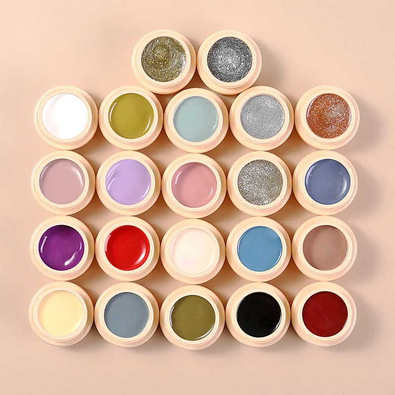 

Japanese Canned Nail Polish Glue Painted Phototherapy Glue UV Gel Nail Art Gel Ice Cream Milkshake Color Nail Decoration