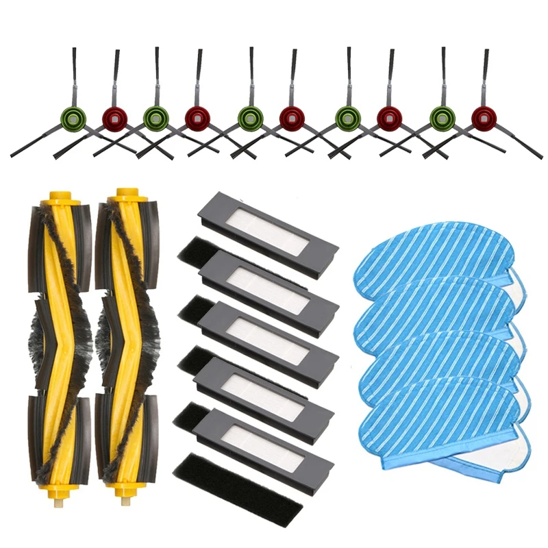 

Роликовая щетка, пылесборники, запасные части, набор фильтров Для Ecovacs Deebot OZMO 920 950 аксессуары для робота-пылесоса