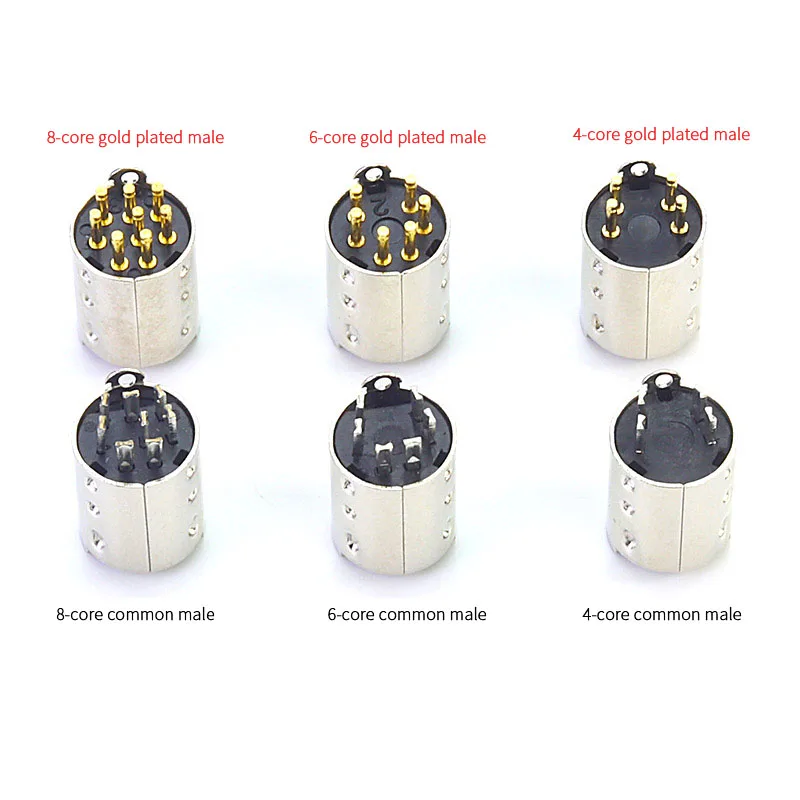 4 шт. 8-контактный разъем Din Штекерный мини-разъем для клавиатуры и детской модели