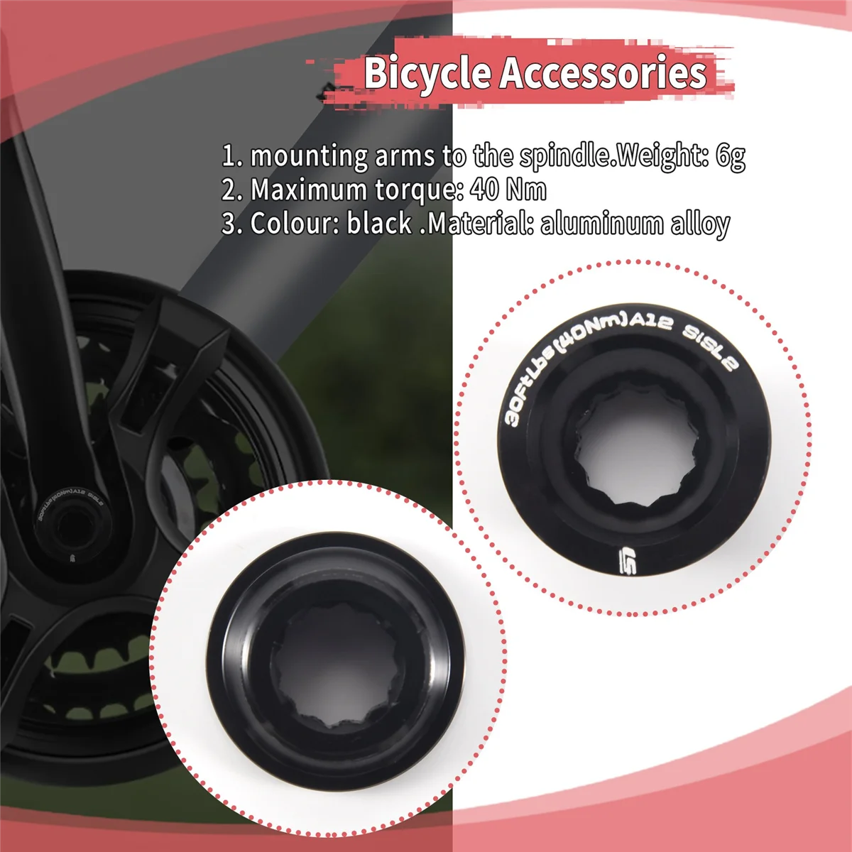 Для комплекта кривошипа Cannondale Hollowgram SiSL2 — черный KP251/BLK