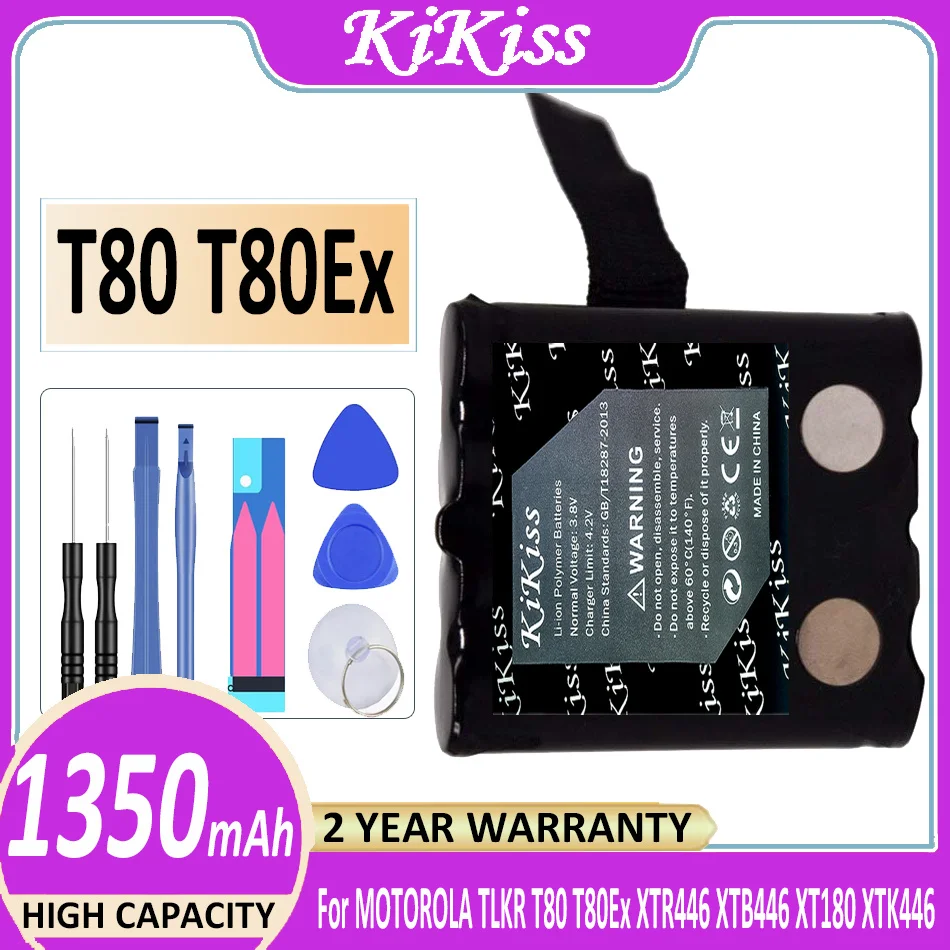 

Original KiKiss Battery IXNN4002B for MOTOROLA TLKR T61 T81 T5 T6 T7 T8 T50 T60 TLKR T80 T80Ex XTR446 XTB446 XT180 XTK446 Radio