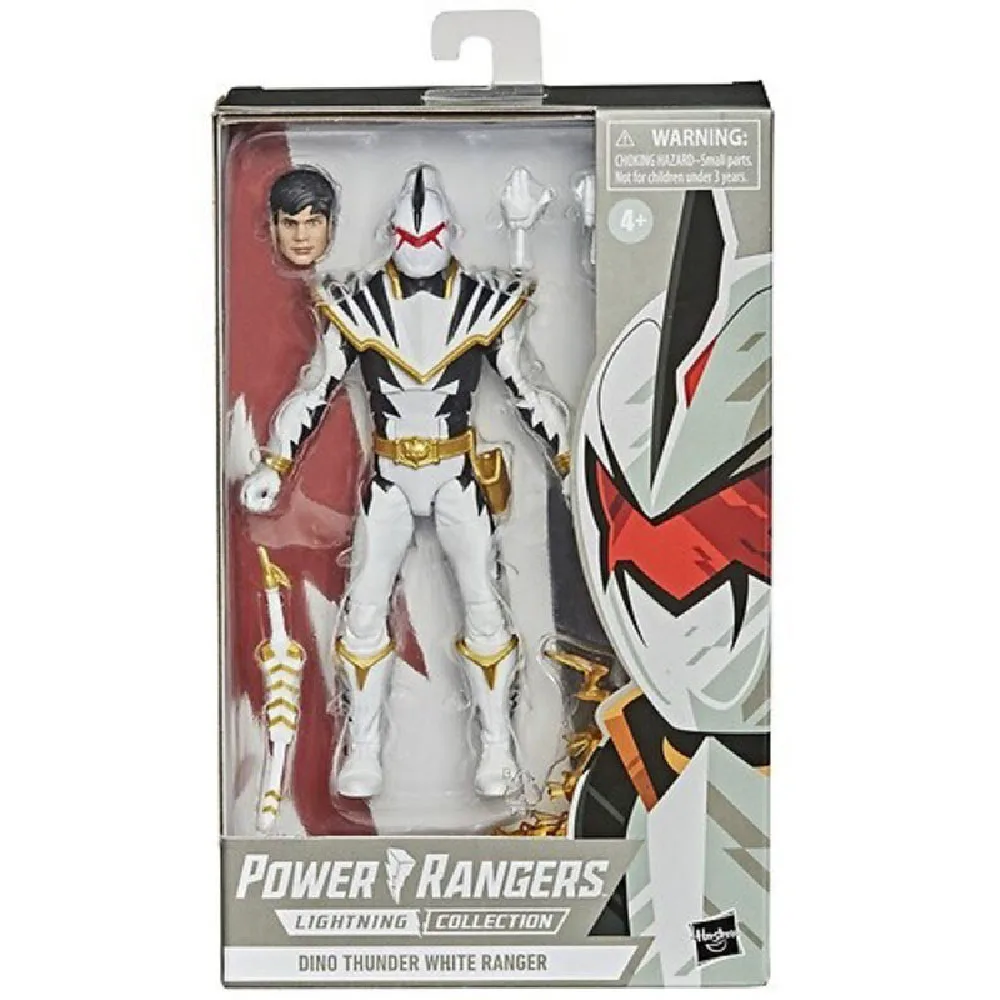 

Коллекционная экшн-фигурка Hasbro Ranger, коллекция молний, динозавр, гром, белый рейнджер, 6 дюймов
