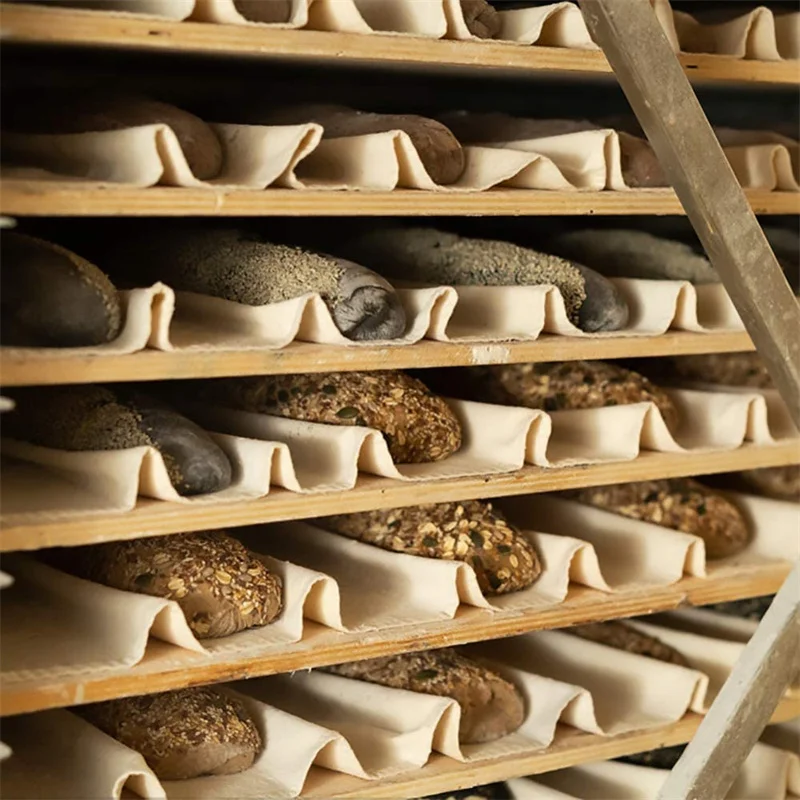 Толстая Ферментированная льняная ткань тестоварка сковородки хлеб коврик