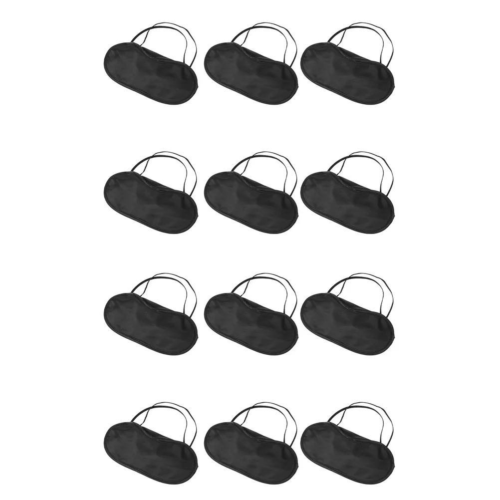 

12 Pcs Sleeping Blinders Outdoor Elastic Blindfolds Shading Covers Eye Patches