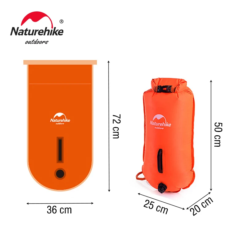 Naturehike надувная Сумка для плавания ming Buoy водонепроницаемая 28л хранения сухая