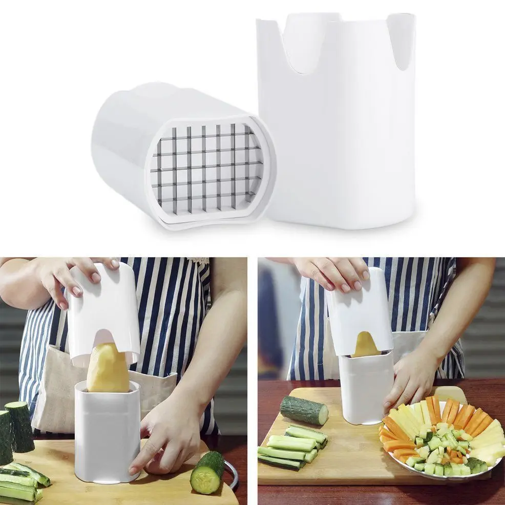 

Vegetable Potato Slicer Cutter French Fry Cutter Chopper Chips Making Tool Potato Cutting Kitchen Gadgets French Fry Cutters