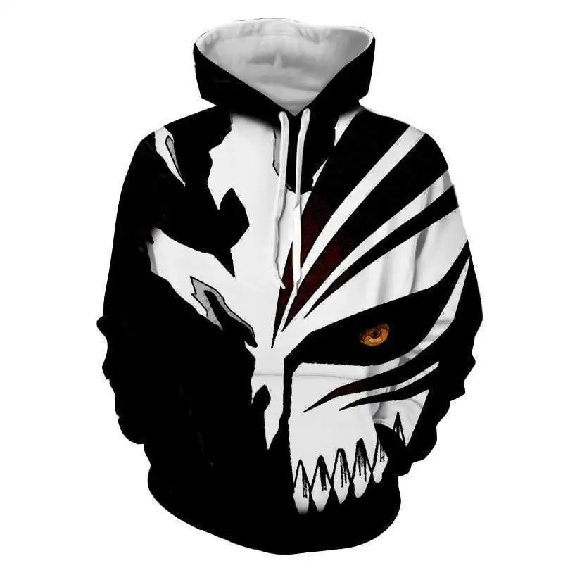 

2022 New Anime Style Hoodies Bleach 3D Printed Hooded Sweatshirt Men/Women Casual Streetwear Pullover Hip Hop Hoodie Unisex Fash