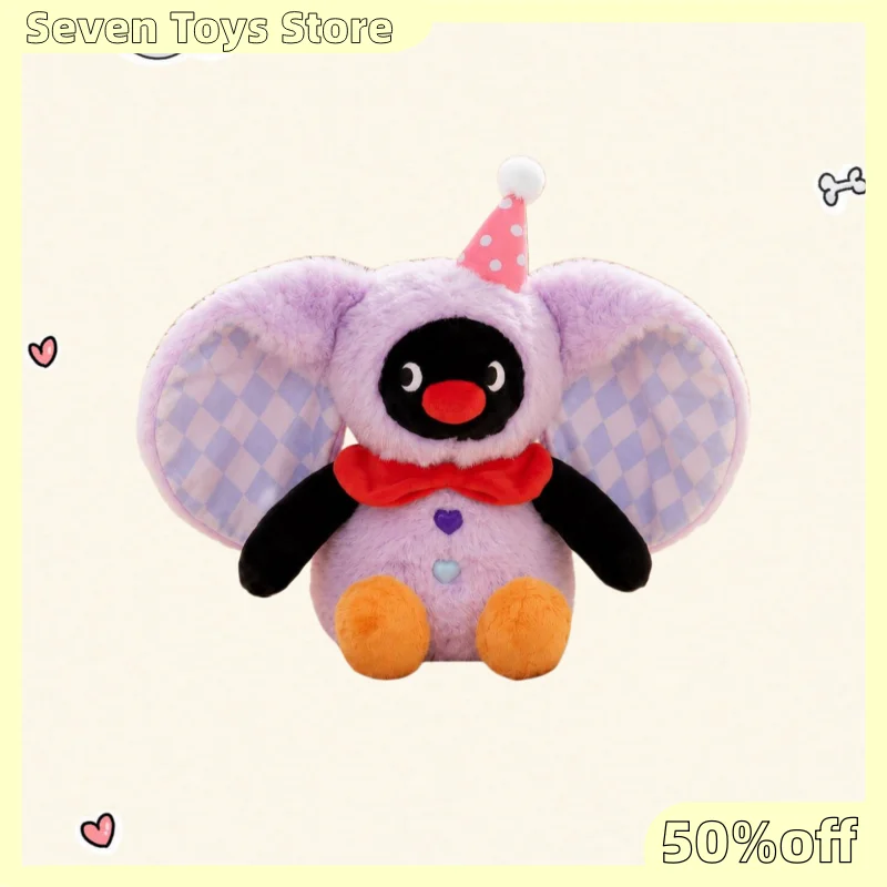 Фото Официальная серия Pingu Childhood Treasure: Мягкая плюшевая игрушка-слоник, коллекционная фигурка Kawaii, подарок для фанатов №5