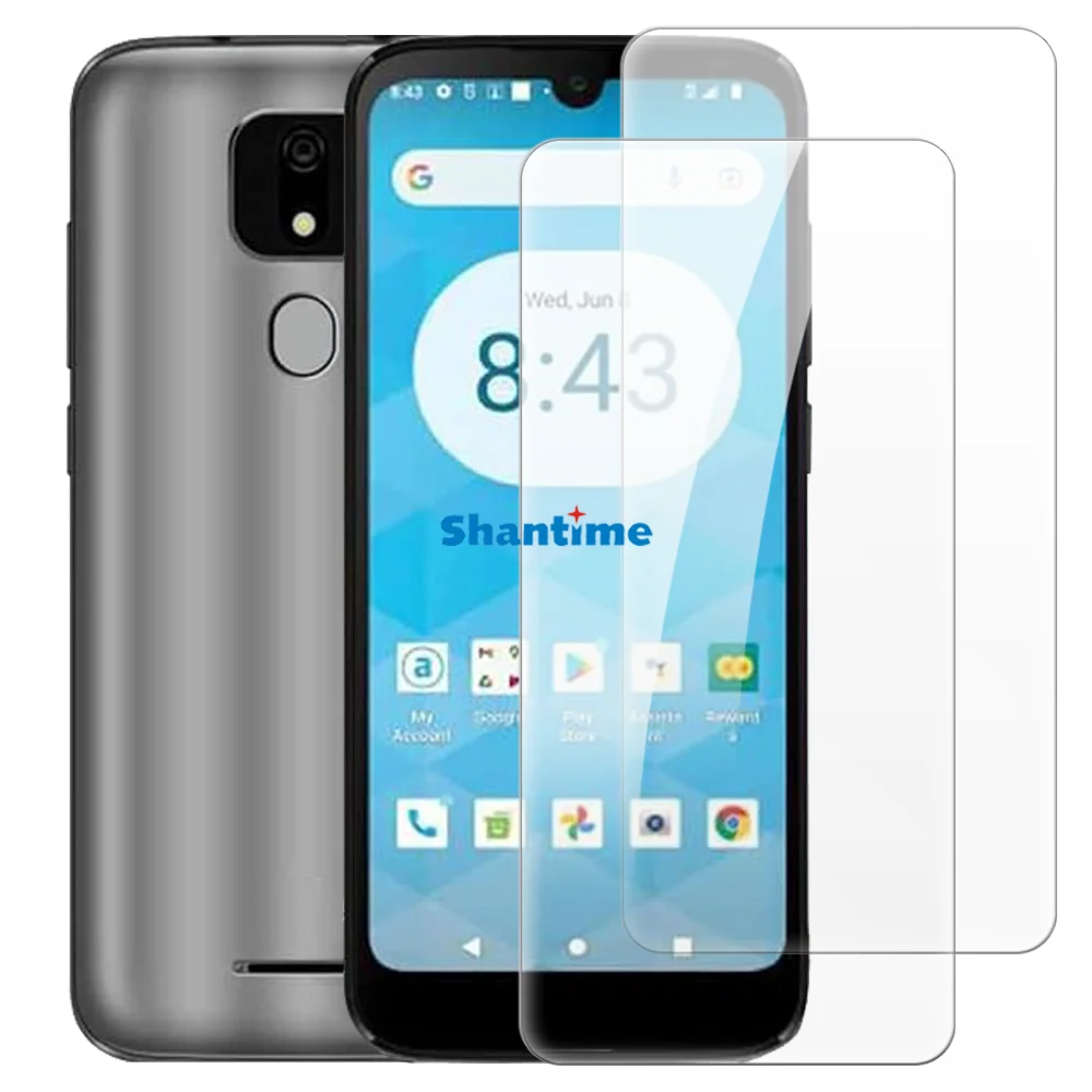 Мягкий чехол + комплект из 2 защитных пленок закаленного стекла для ANS Artia ACK2326