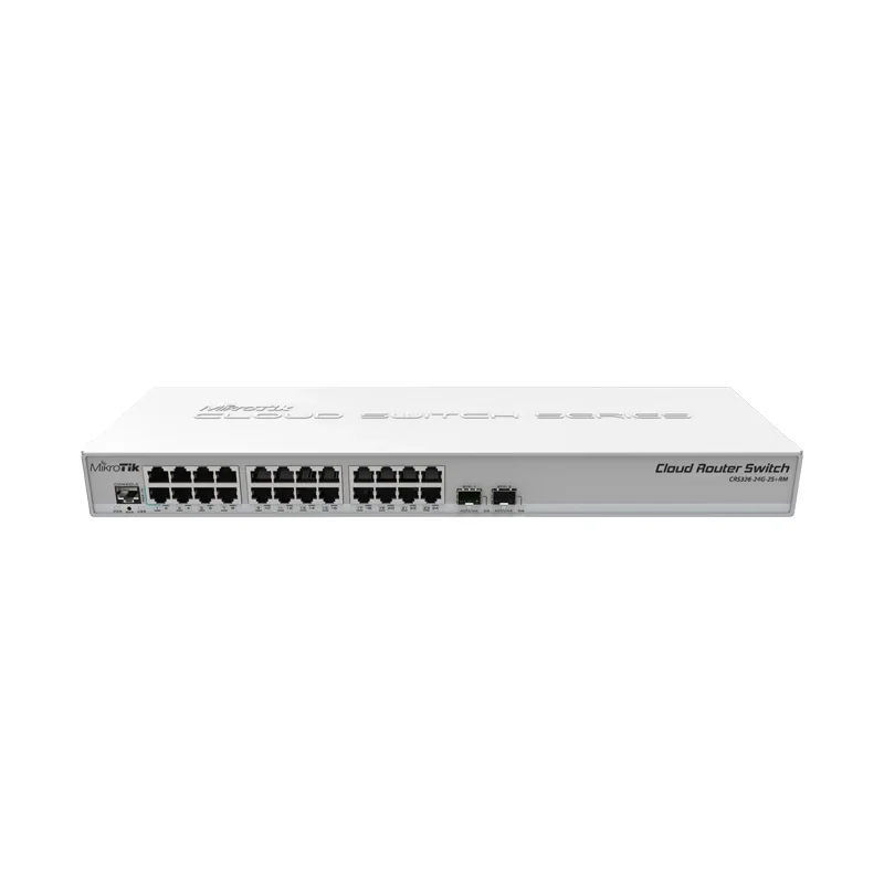 

MikroTik CSS326-24G-2S + RM сетевой коммутатор с 24 портами Gigabit Ethernet с 2 портами SFP + интеллектуальное управление сетью