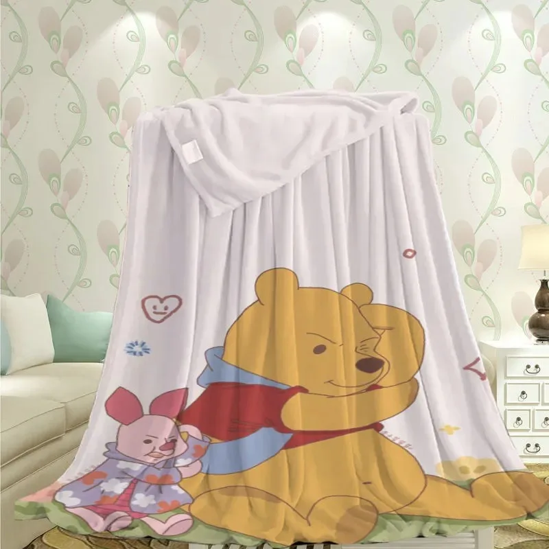 

Disney Cute Mickey Mouse And Donald Duck Cartoon Dormitory Single Lunch Break Blanket Double Layer Warm Comfortable Blanket