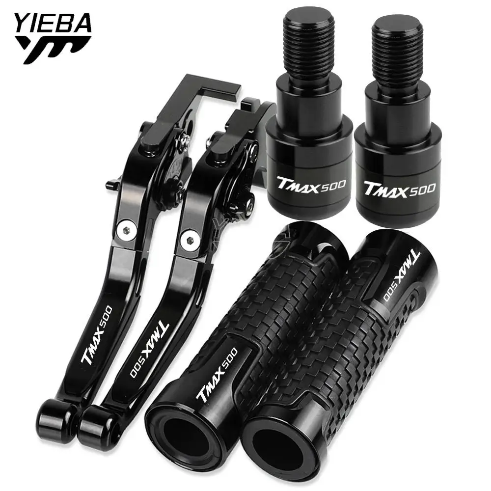 

TMAX500 Brake Clutch Levers Handlebar Hand Grips ends For YAMAHA TMAX 500 T-MAX500 2008 2009 2010 2011 2012 2013 2014 2015-2018