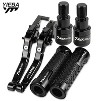 tmax500 brake clutch levers handlebar hand grips ends for yamaha tmax 500 t max500 2008 2009 2010 2011 2012 2013 2014 2015 2018