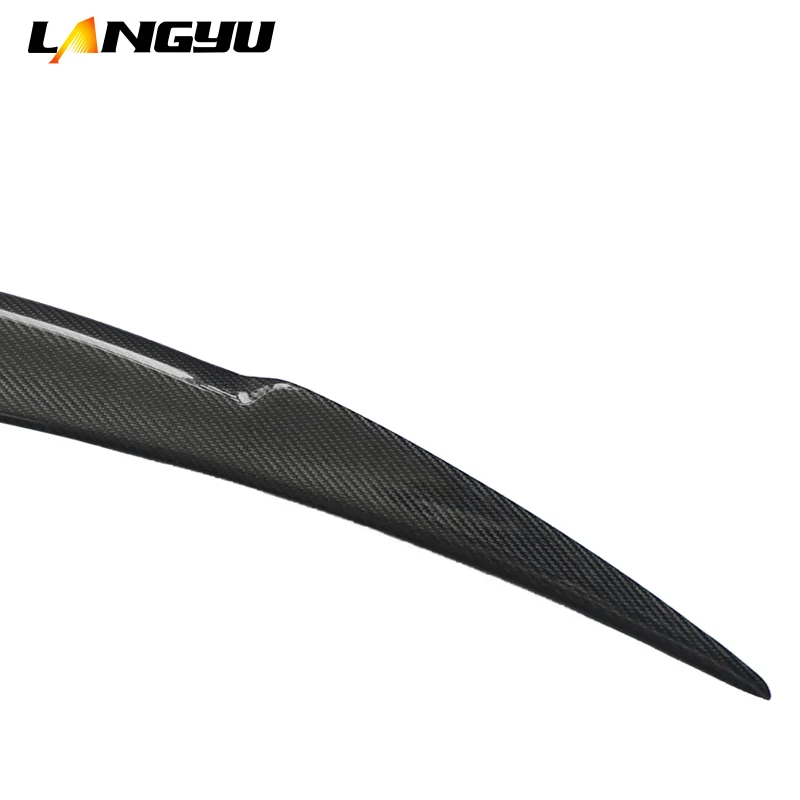 Langyu авто внешние аксессуары хвостовое крыло углеродное волокно R стиль задний