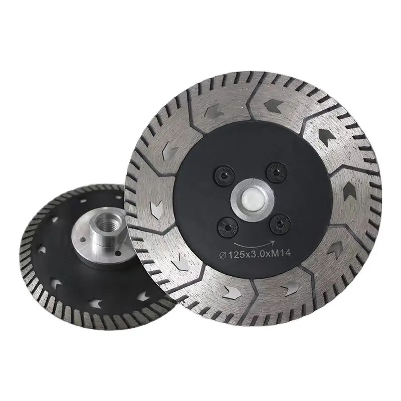 6 inch 150mm Diamond Saw Blade Granite Slotted Grinding Sheet Marble Blade Saw Blade Stone Cutting Blade Grinding Disc Wheel Cup