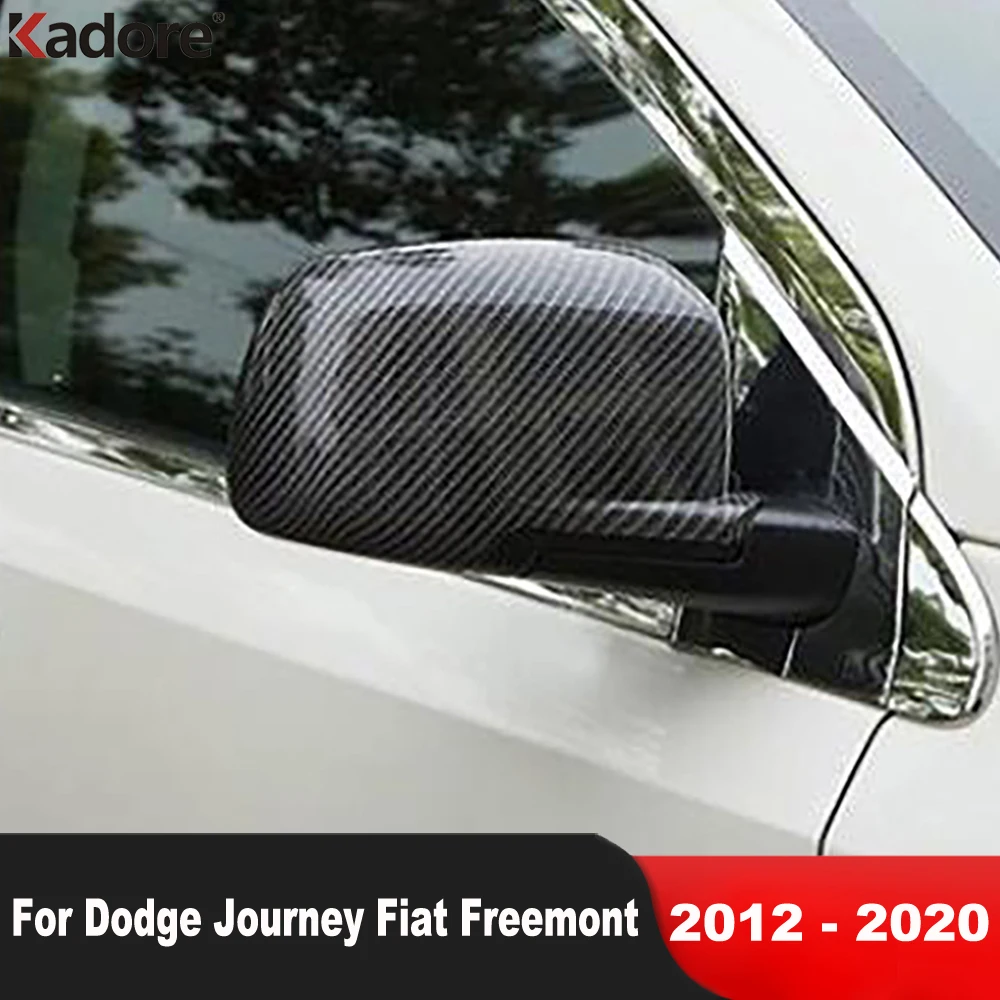 

Крышка карбонового автомобильного зеркала заднего вида для Dodge Journey JCUV Fiat Freemont 2012-2018 2019 2020