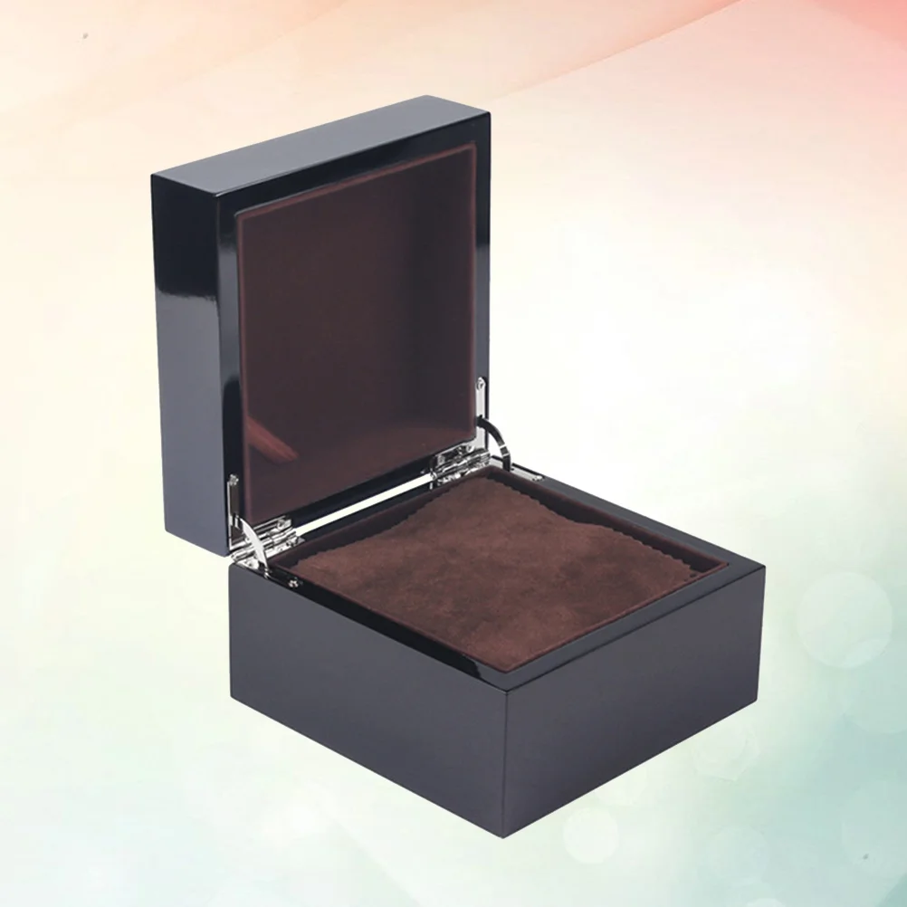 

Органайзер деревянный черный для хранения часов