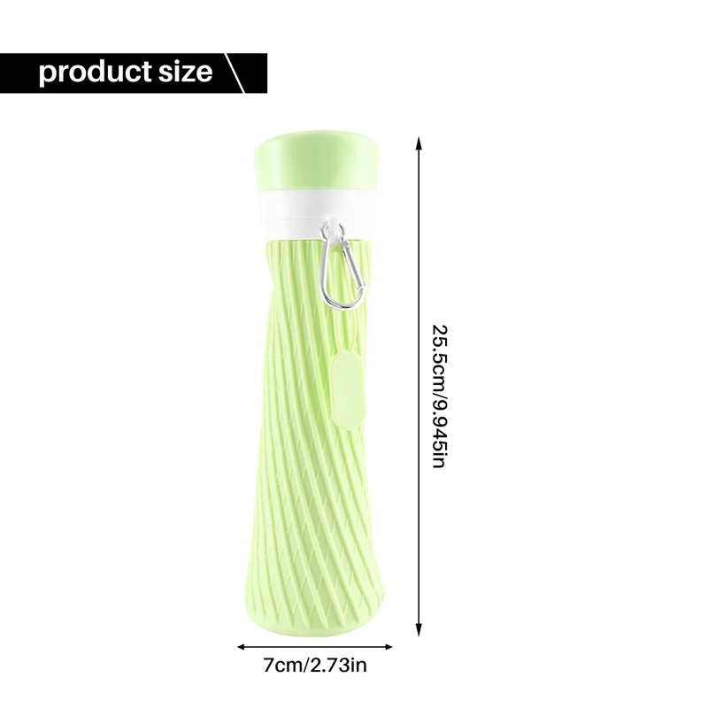 Складная дорожная бутылка для воды многоразовые силиконовые складные бутылки