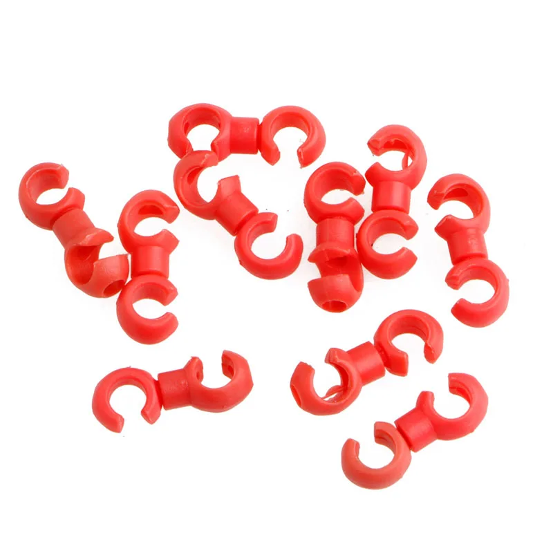 

10pcs MTB Rotatable Brake Line C/S Buckle Derailleur Shift Cable Line Ring Clasp