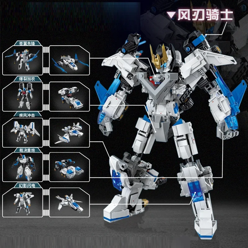 

Morphing Robot 901PCS Robot Toy Children Building Blocks Boys Toys Blocks Educational Toys Boys Transformation Robot Toys