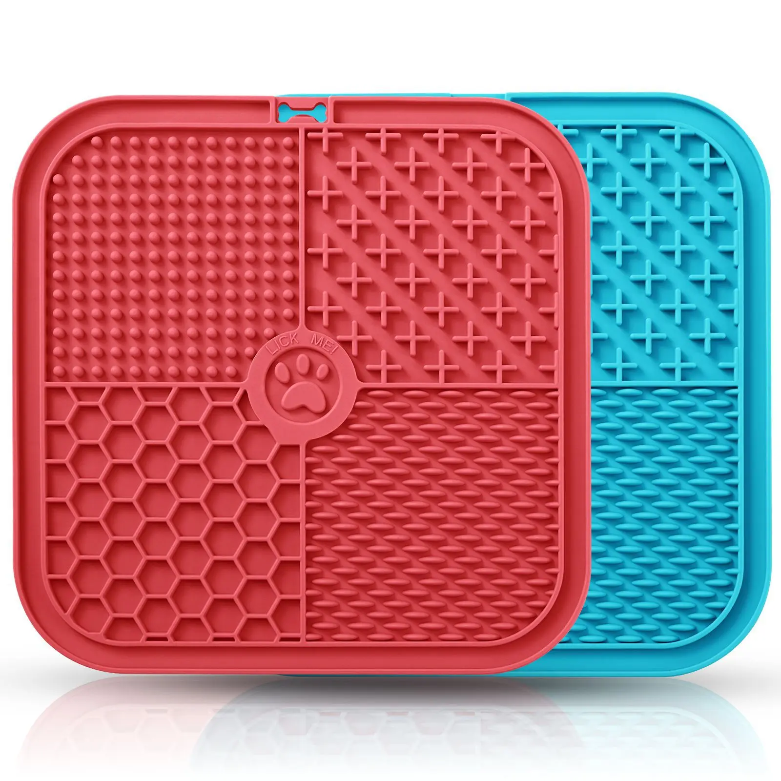 

Кормушка для домашних питомцев с дозатором, силиконовый коврик для собак и собак с диспенсером для купания, медленное присасывание