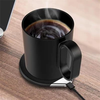 new design 2 in 1 wireless charging coffee mug thermos thermos mug with wireless charger pad