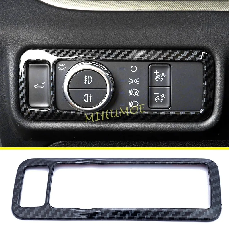 

For Ford Explorer 2020-2023 Carbon Fiber Car Interior Dashboard Switch Cover Trims Accessories