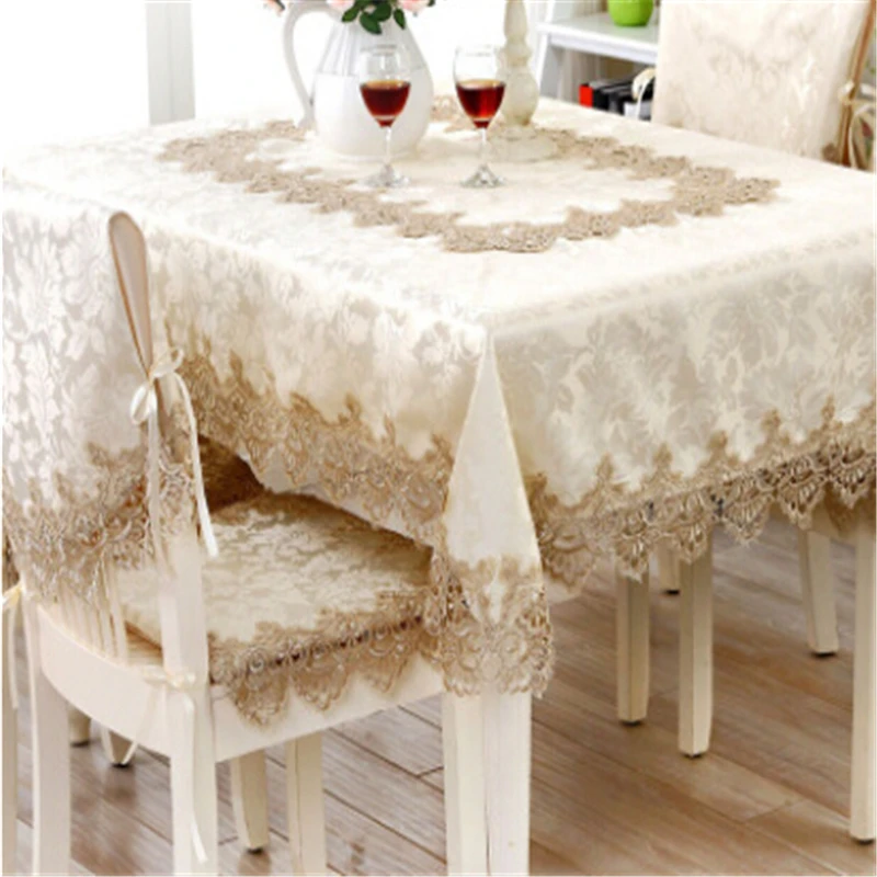 

European Jacquard Hot Table Cloth Classical Rectangle Tablecloths For Events Chair Covers Lace Table Coffee Table Tablecloth