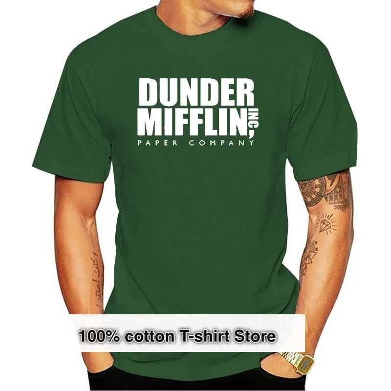 

Dunder Mifflin Paper Company Inc The Office Tv Show MenS T Shirt Size S - 3Xl Round Neck Tee Shirt