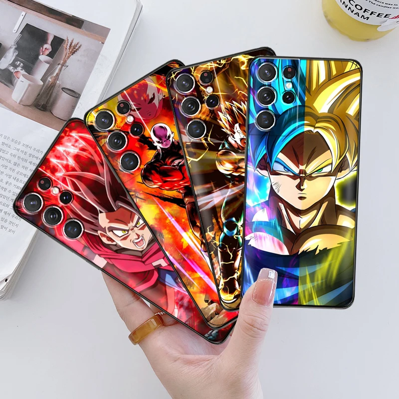 

Japan Anime Dragon Ball Korea Phone Case For Samsung Galaxy S22 S21 S20 Ultra FE 5G S22 S10 10E S9 Plus Funda Silicone Cover