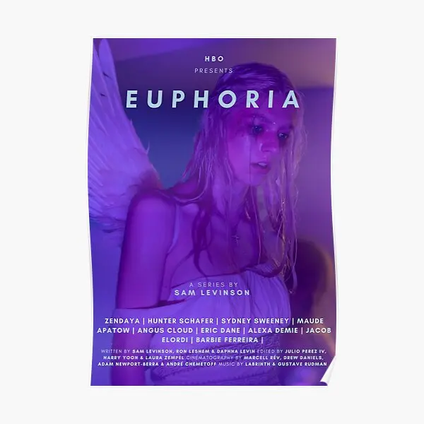 Euphoria Hunter Schafer Tv Show Poster  Poster Room Print Picture Painting Home Funny Modern Wall Vintage Decoration No Frame
