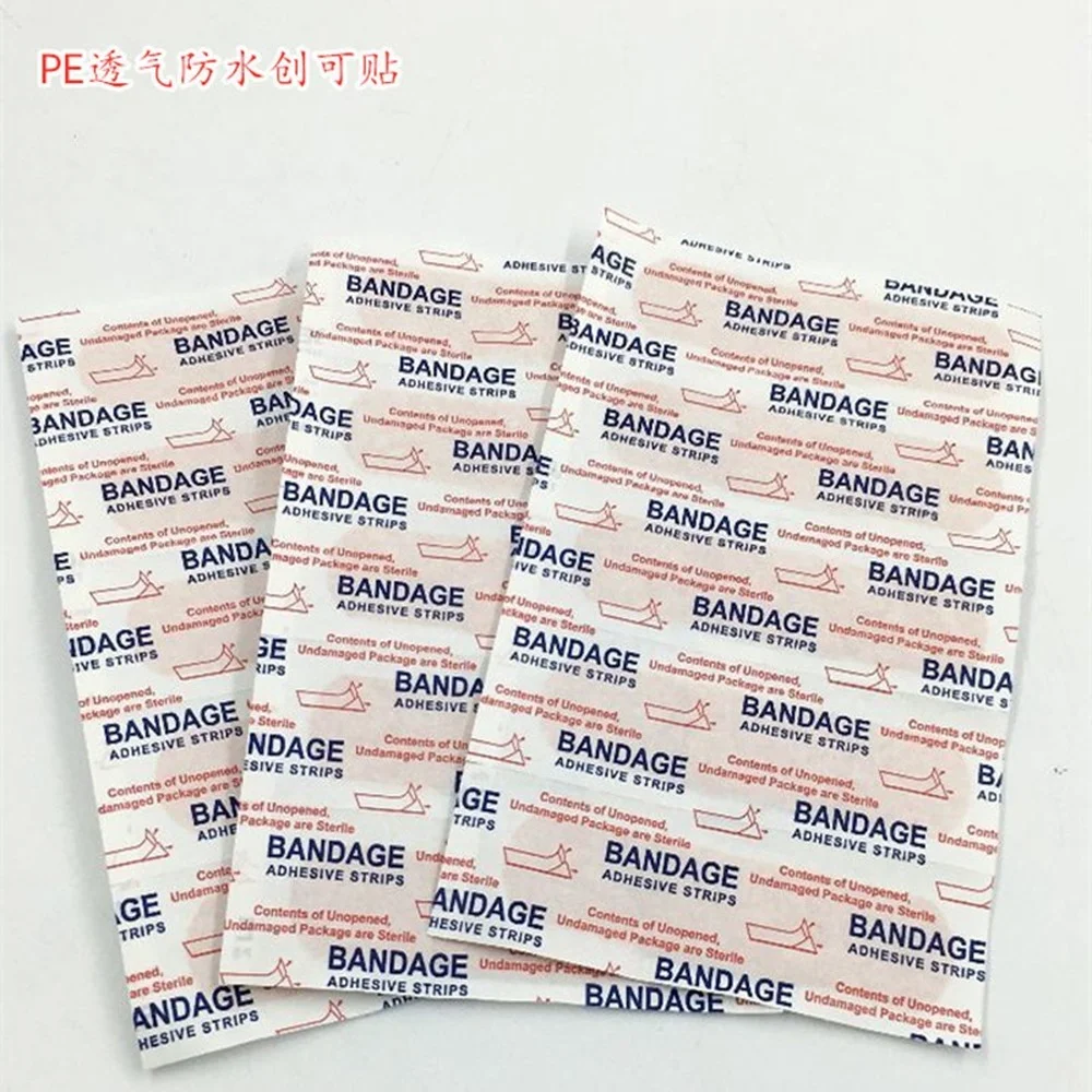 

200pcs bandages Waterproof Breathable Band Aid Hemostasis Adhesive Bandages Medical Patch Medical Gauze Plasters